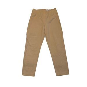 Town Clothes Womens Cotton Wool Ankle Trousers Size Small High Rise Old Money